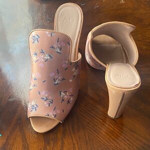 AD Floral Pink Women's Mules
